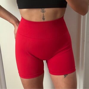 AUROLA red active shorts